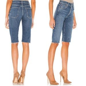 Agolde Carrie Jean Short In Subdued 28